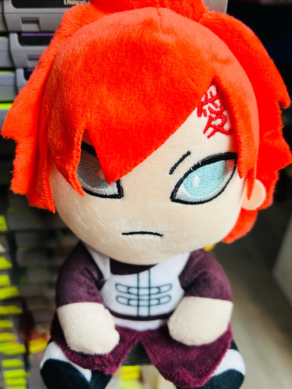 Red Plush Anime Character Plushie - Kids Toy